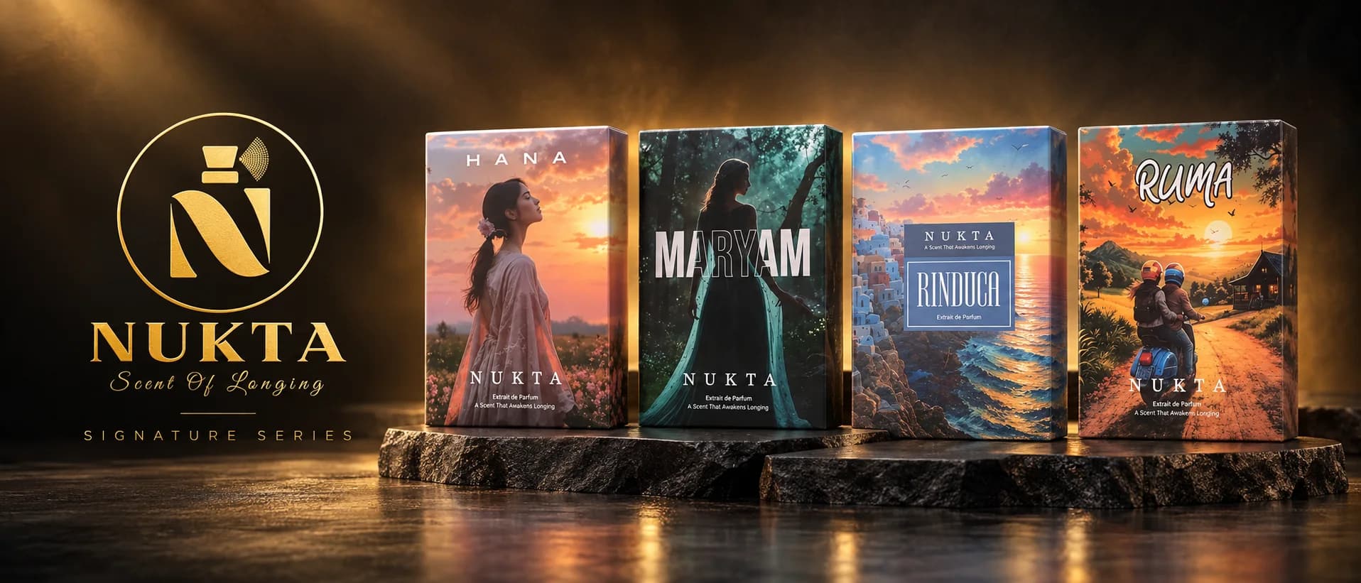 HANA, MARYAM, RINDUCA, dan RUMA dalam Signature Series NUKTA